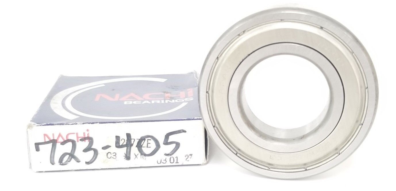 Used NIB NACHI 6207ZZE C3 BALL BEARING, 6207ZEC3, 6207ZZE, 35 x 72 x 17 MM