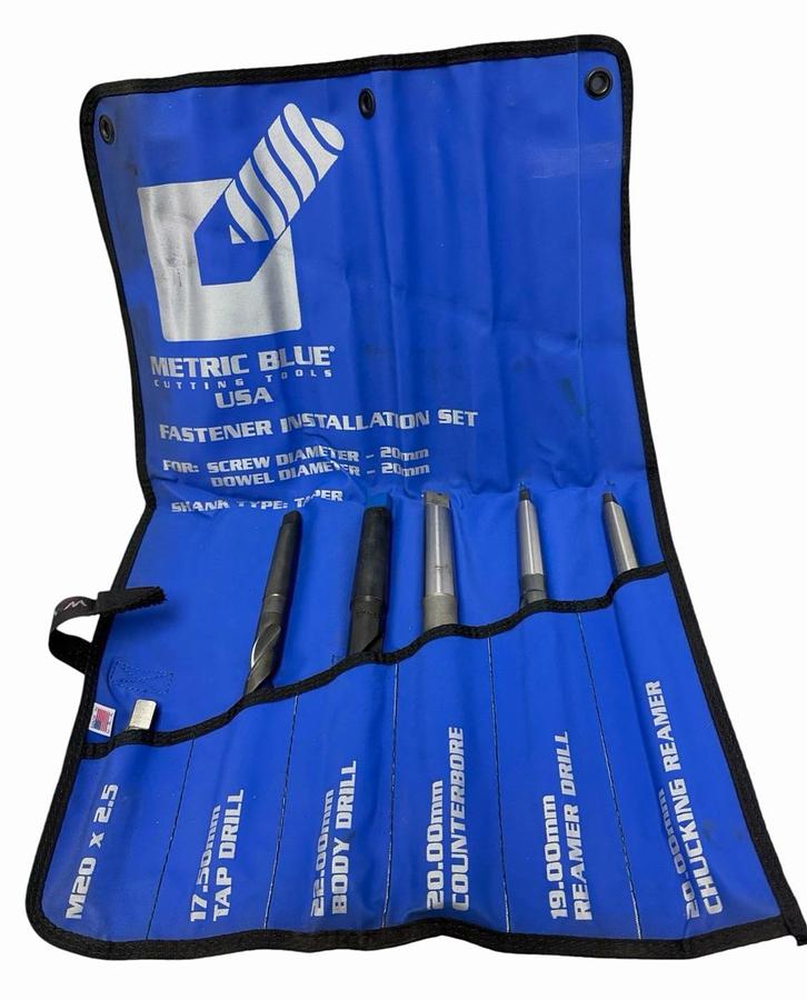 NEW METRIC BLUE FASTENER INSTALLATION SET 20MM SHANK TYPE: TAPER