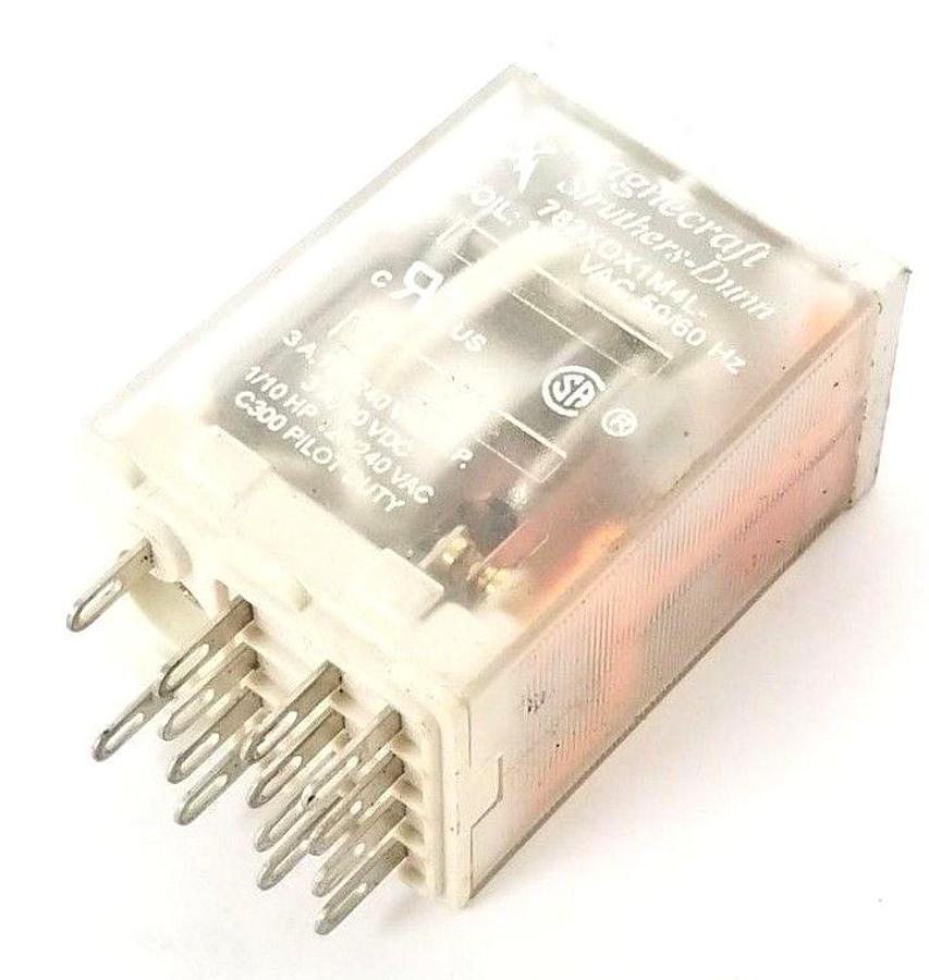 Used LOT OF 5 MAGNECRAFT 782XDX1M4L-120 RELAYS 120V 50/60HZ COIL 782XDX1M4L