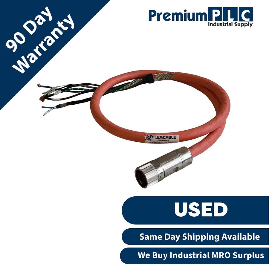 Used ALLEN BRADLEY FLEX-CABLE FC-CSBM1DF-14AF-M01.2 VPL SERVO POWER CABLE 14AWG 1.2m