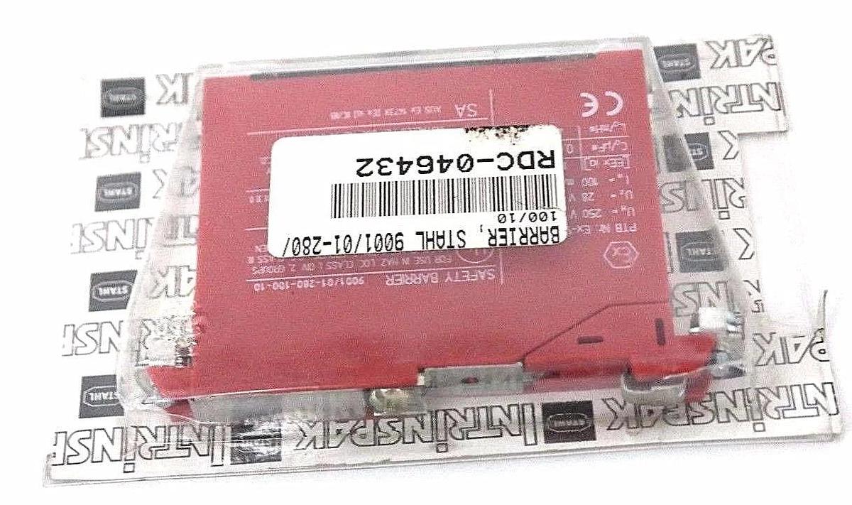 Used NIB STAHL INTRINSPAK 9001/01-280-100-10 SAFETY BARRIER 24V, 90010128010010