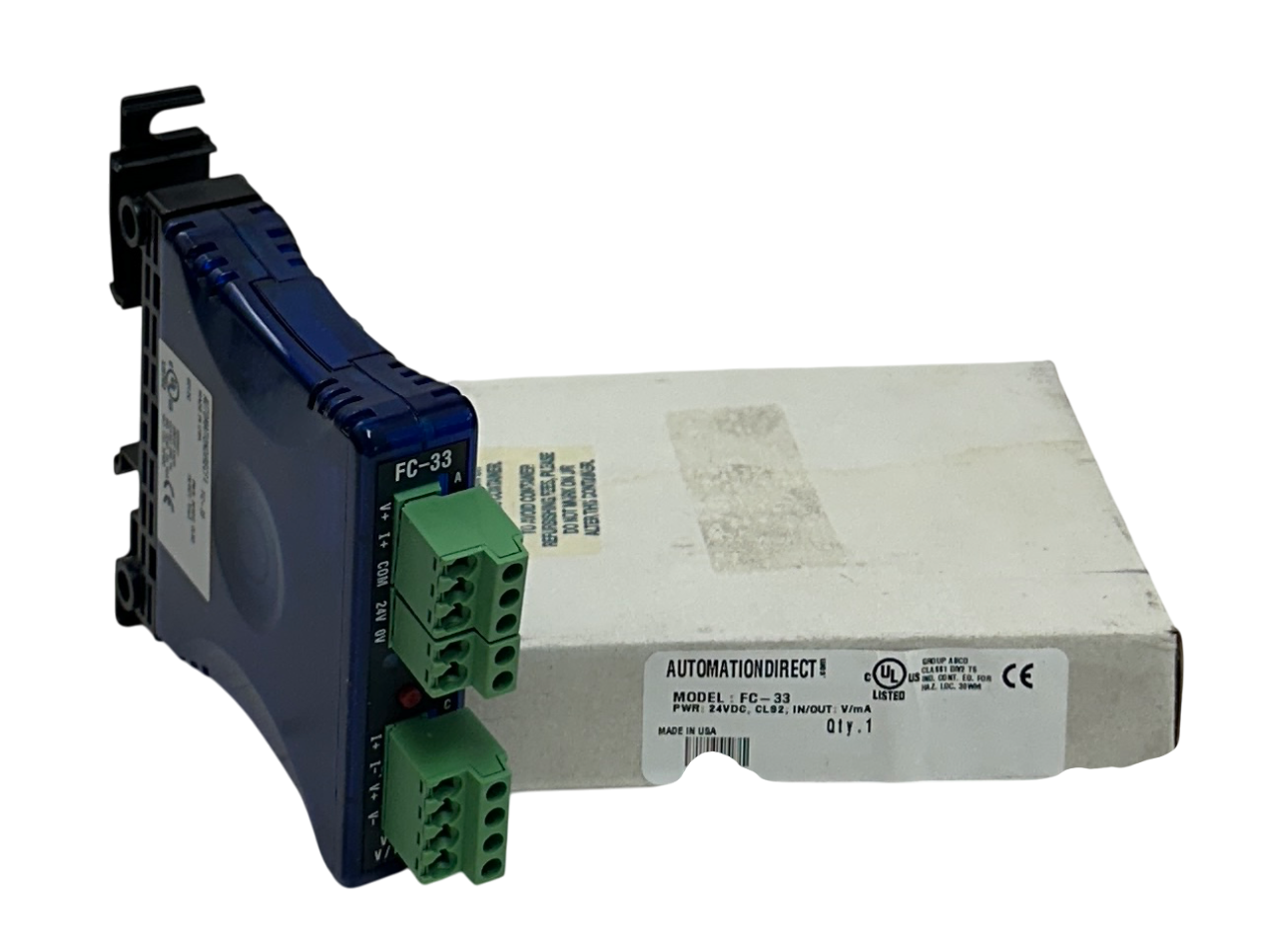 Used AUTOMATIONDIRECT FC-33 / FC33 ISOLATED SIGNAL CONDITIONER 24VDC IN/OUT NSMP