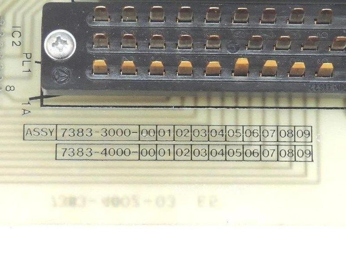 Used CROSSFIELD ELECTRONICS 7383-3000-08/09C CONVERTER BOARD W/ 7601-4160-01/02/03B