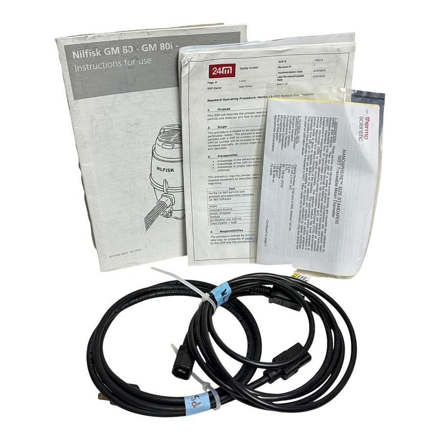 Used Horiba Fraction Cell Kit LA-920 LA-960 Particle Size Analyzer 3014063050 NIST