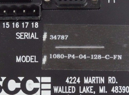 Used NIB STATIC CONTROLS CORP 1080-P4-04-128-C-FN LED DISPLAY MODULE 1080P404128CFN