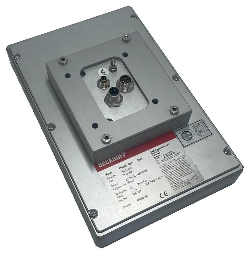 Used BECKHOFF FERAG CP7809-0001-0000 Control Panel 6.5" TFT Resistive Touch DVI USB