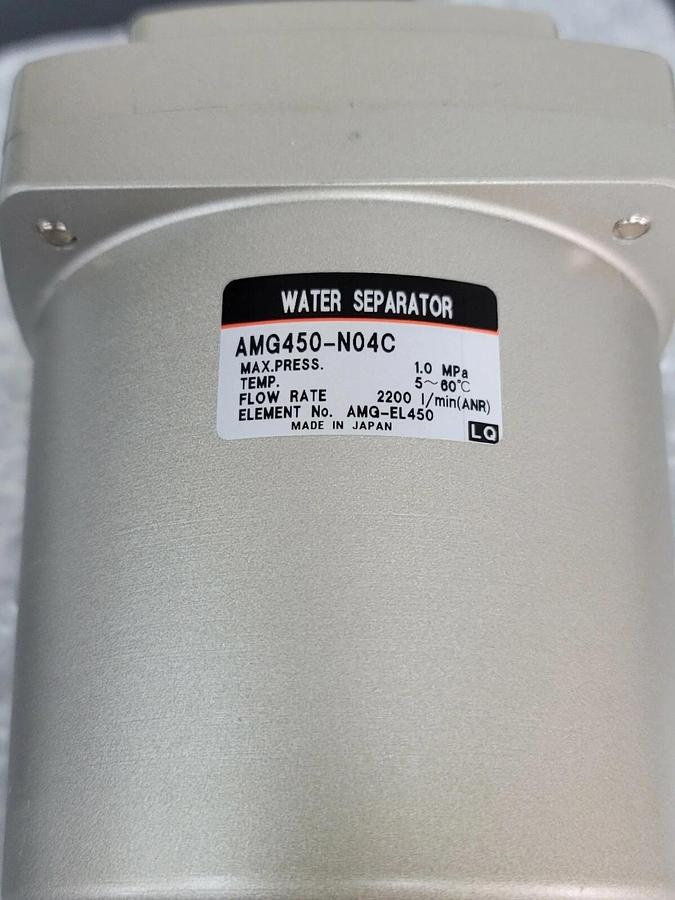 Used NIB SMC AMG450-N04BC WATER SEPARATOR AMG450N04BC PNEUMATIC DRYER 1/2IN