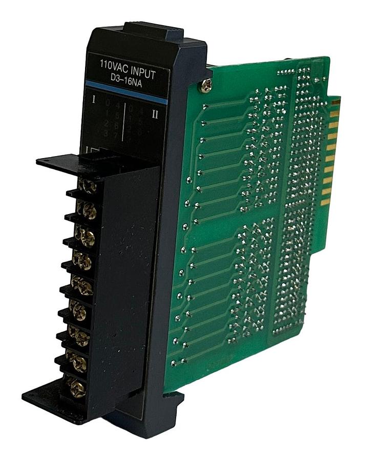 Used AUTOMATION DIRECT D3-16NA / D316NA DIRECT LOGIC 305 16-PT INPUT MODULE 110VAC
