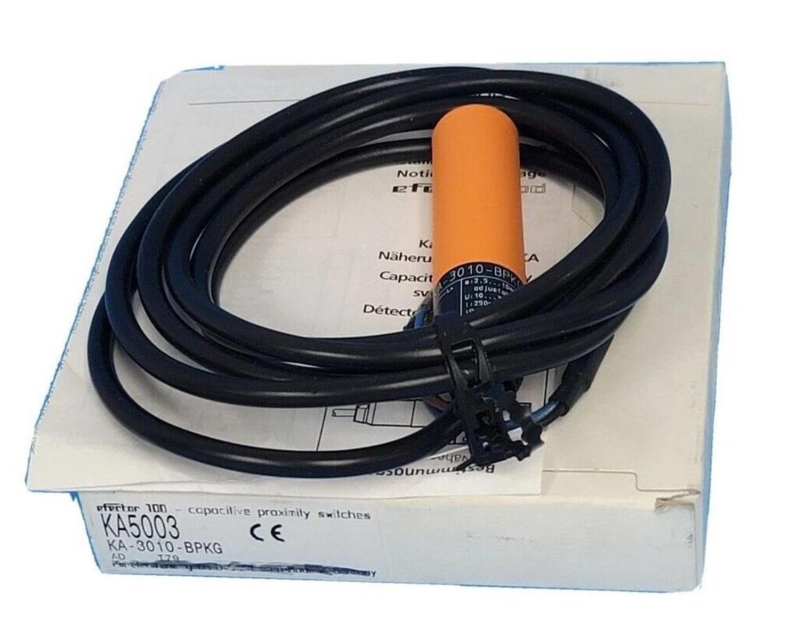 Used NIB IFM EFECTOR KA-3010-BPKG PROXIMITY SWITCH CAPACITIVE KA5003, 10-36VDC