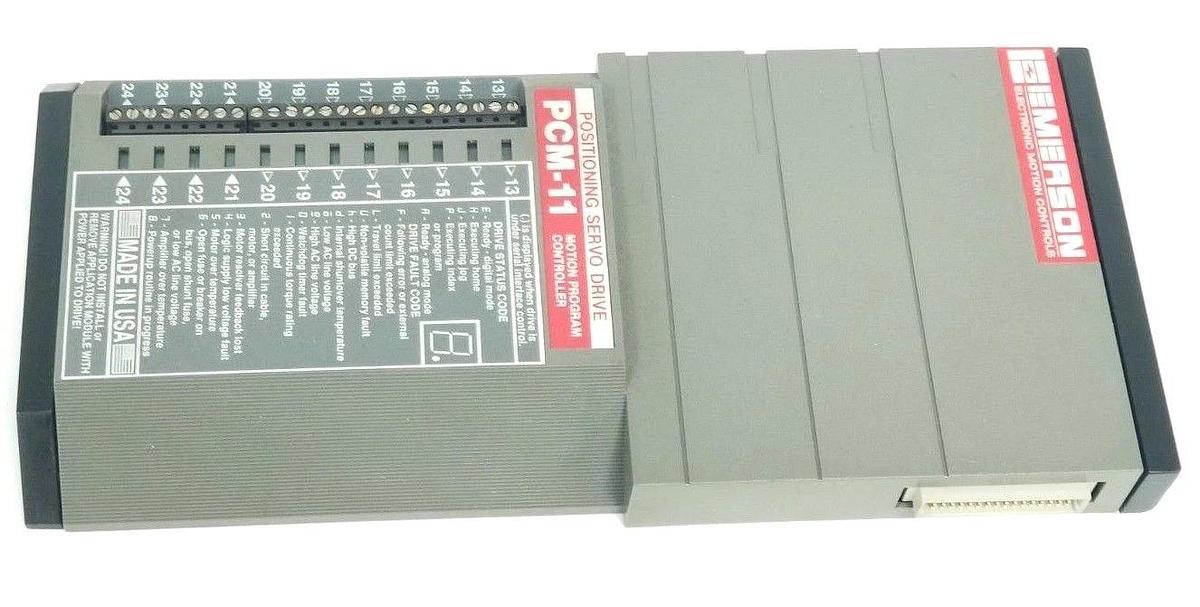 Used EMERSON PCM-11 MOTION PROGRAM CONTROLLER 960158-02 (FOR PARTS)