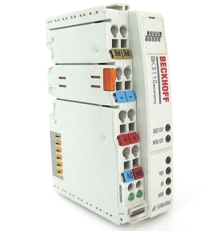 Used BECKHOFF BK3110 PROFIBUS COUPLER 24VDC