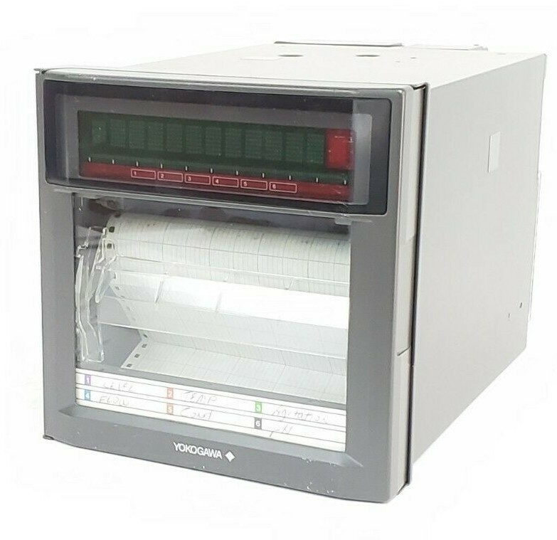 Used YOKOGAWA 436006/A1 CHART RECORDER 436006 W/ MOUNT. HARDWARE