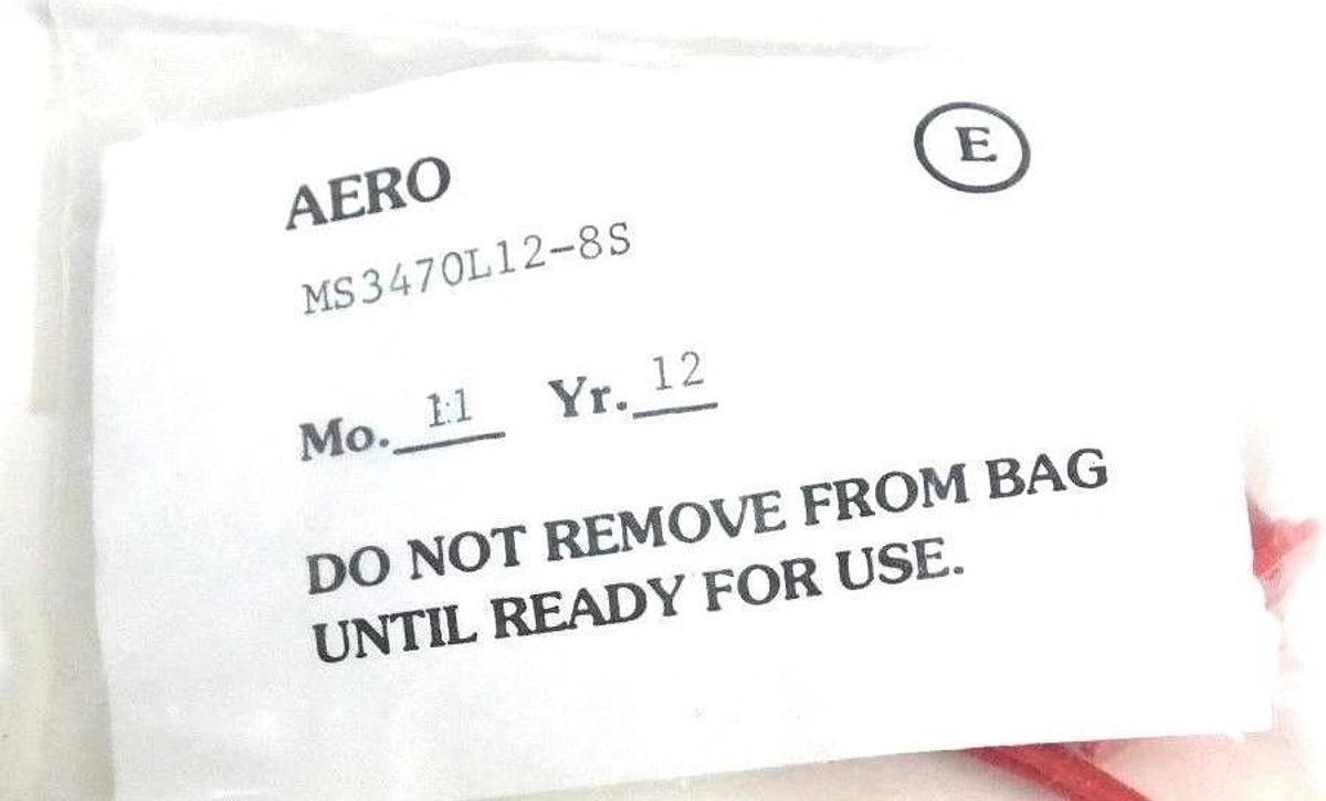 Used NEW AERO MS3470L12-8S PLUG CIRCULAR CONNECTOR 8-CONTACTS SIZE 12, MS3470L128S