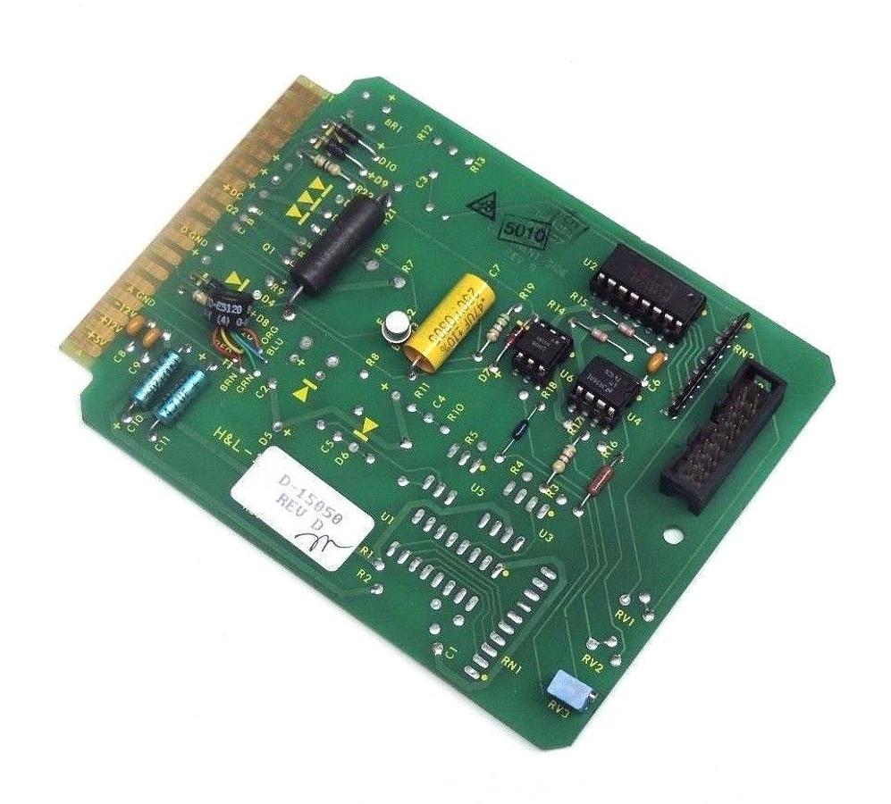 Used KB ELECTRONICS D-15050 CONTROL CARD D15050 REV. D, D-14856, 609-071 REV. B