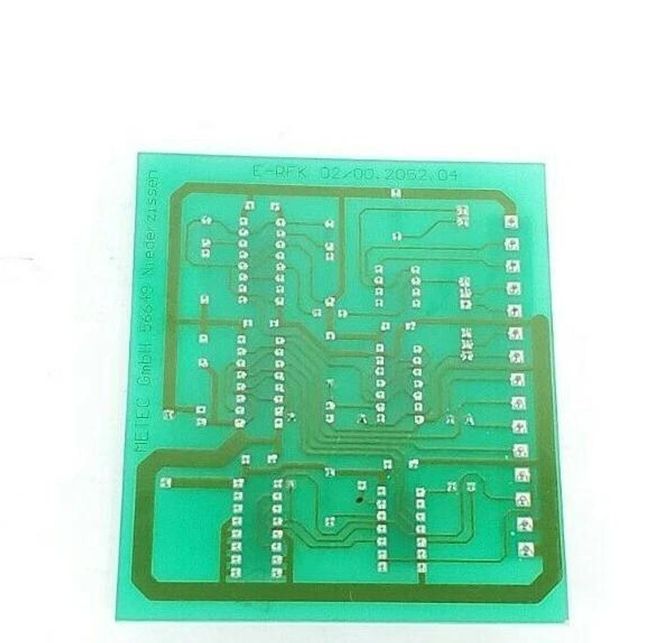 Used METEC GmbH 56649 CIRCUIT BOARD E-RFK 02/00.2052.04