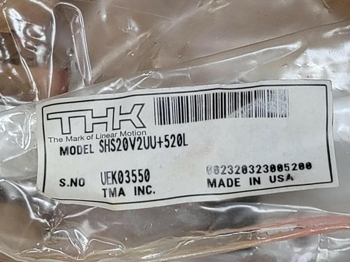 Used NEW THK SHS20V2UU+520L LINEAR MOTION GUIDE SHS20V2UU520L