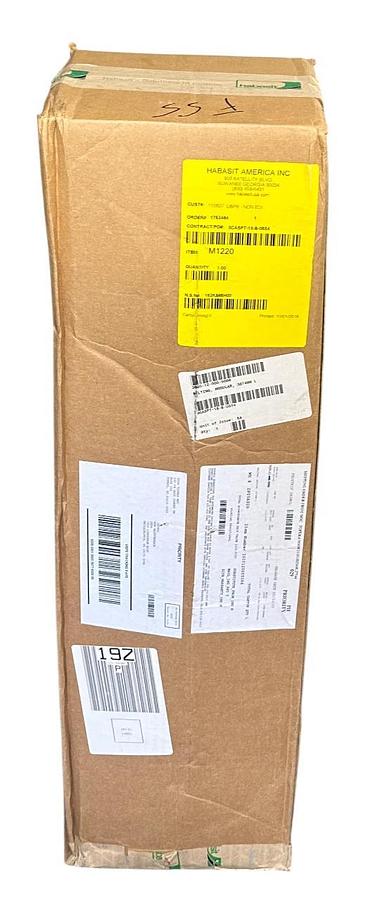 Used HABASIT AMERICA M1220 OEM MODULAR BELTING 3874mm LENGTH FLAT TOP PINCH NSFS