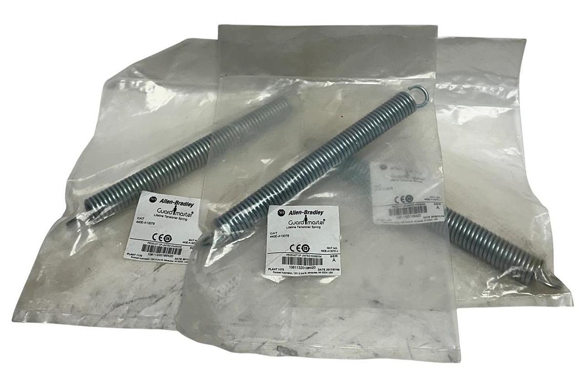 Used 3 ALLEN BRADLEY 440E-A13078 /A Guardmaster LIFELINE TENSIONER SPRINGS OEM NSFS