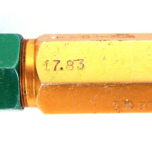 Used DELTRONIC PLUG GAGE GO 17.83 MM NO GO 17.88 MM P20385