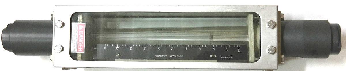 Used BROOKS INSTRUMENT 1110CL44CJNAA FLOW METER, 9703HC025250, R-10M-25-3