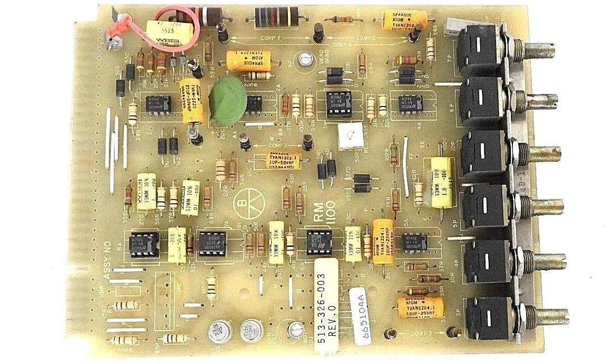 Used BURTON 513-326-003 CONTROL BOARD 513326003, REV. 0