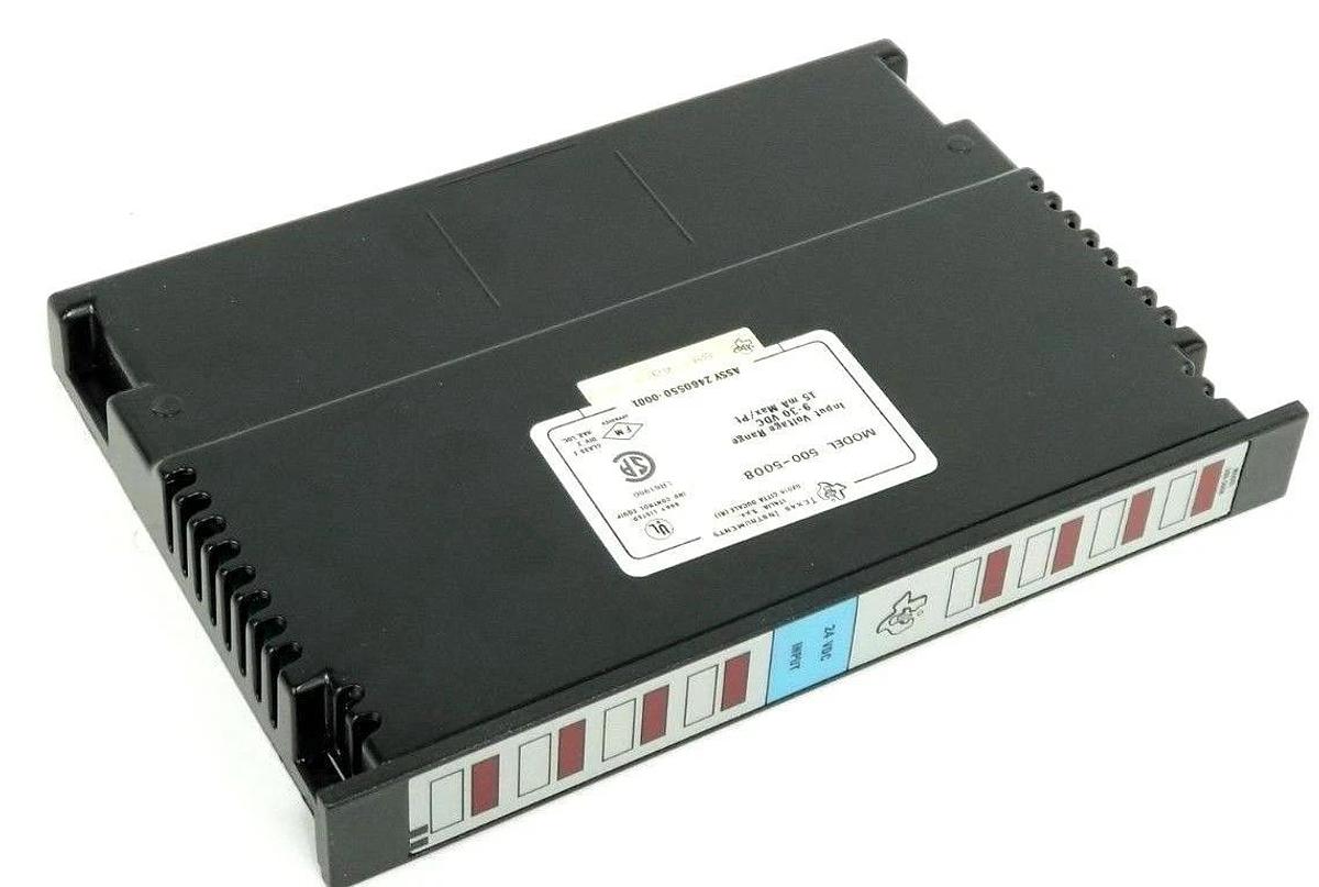 Used NIB TEXAS INSTRUMENTS 500-5008 INPUT MODULE ASSY: 2460550-0001 9-30VDC 15mA