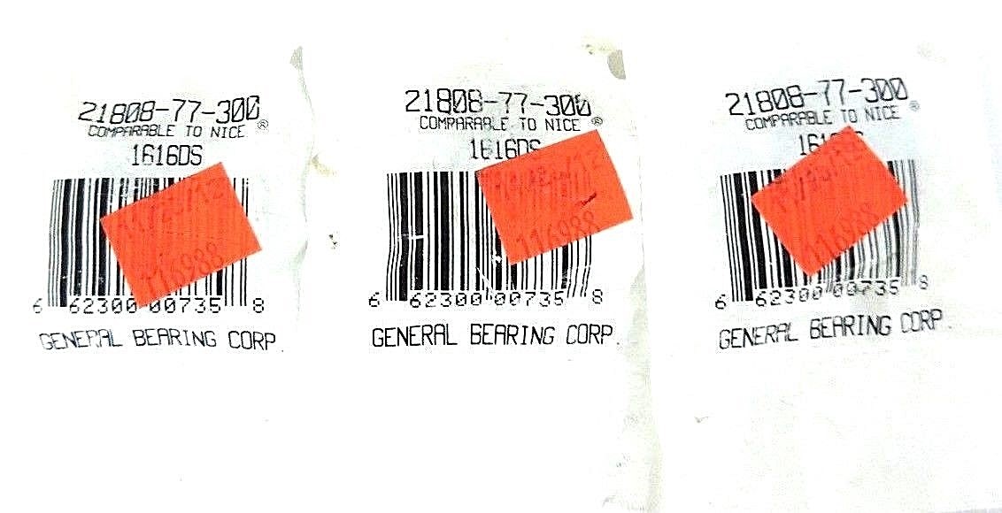 LOT OF 3 NEW GENERAL BEARINGS 21808-77-300 BALL BEARINGS 2180877300