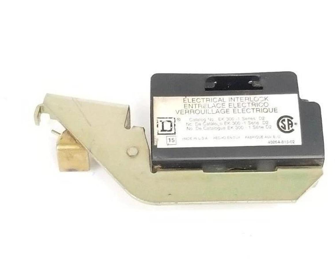 Used SQUARE D EK300-1 ELECTRICAL INTERLOCK SWITCH SER. D2, EK3001