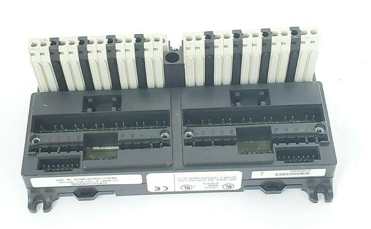 Used LOT OF 2 GE FANUC IC670CHS002E I/O BASE 2 TIER BOX TERMINALS IC670CHS002