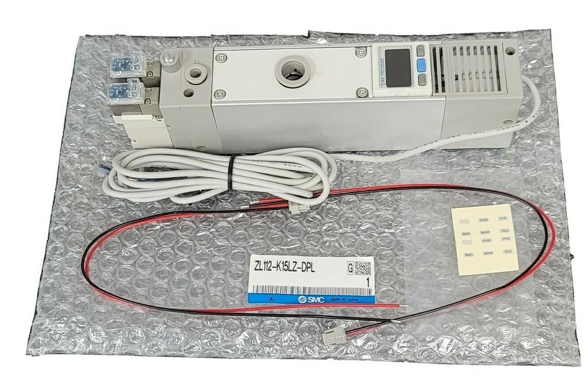 Used NEW SMC ZL112-K15LZ-DPL VACUUM EJECTOR DIGITAL PRESSURE SWITCH