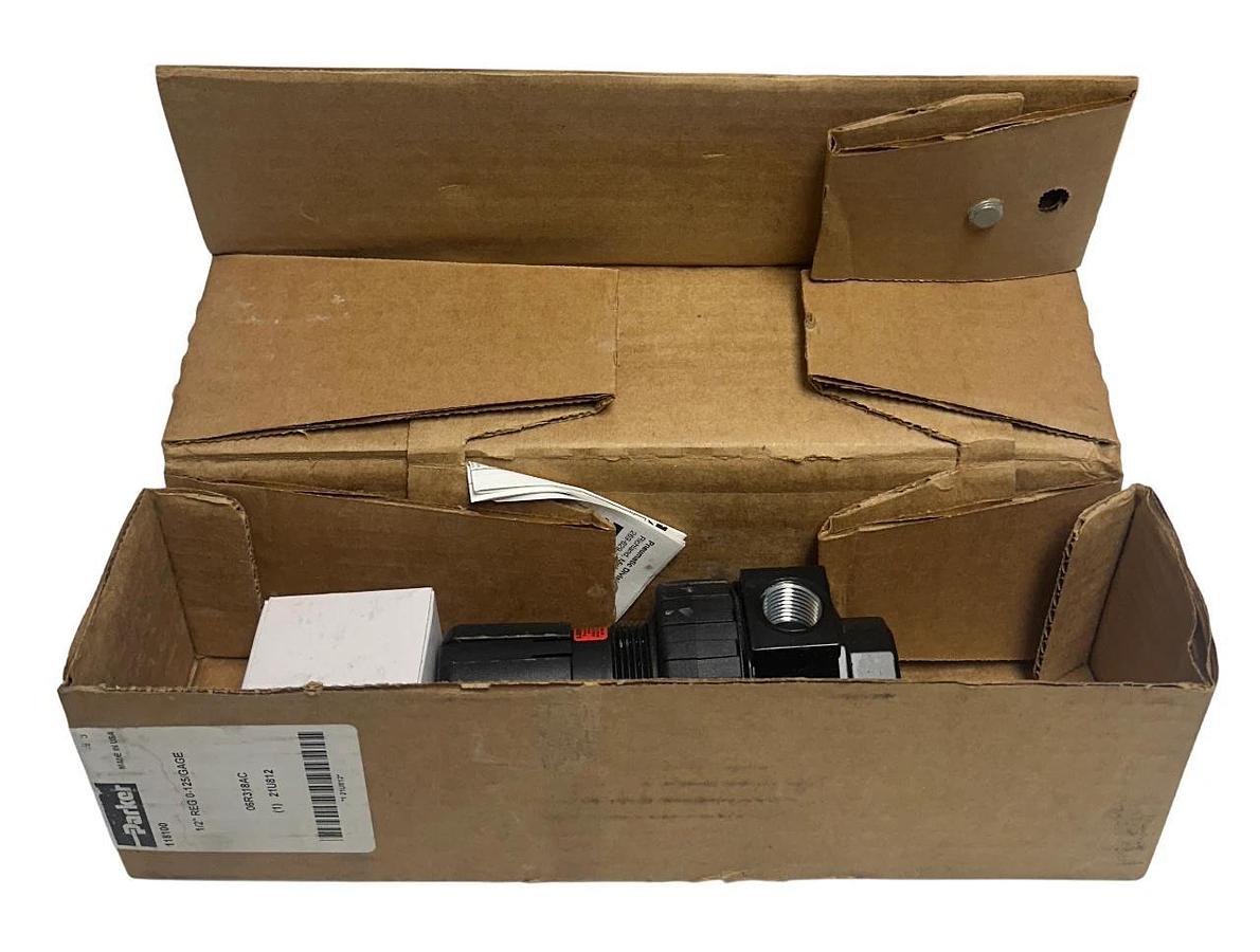 PARKER 06R318AC / 21U812 / 118100 REGULATOR 1/2'' REG 0-125/GAGE OEM NSMP