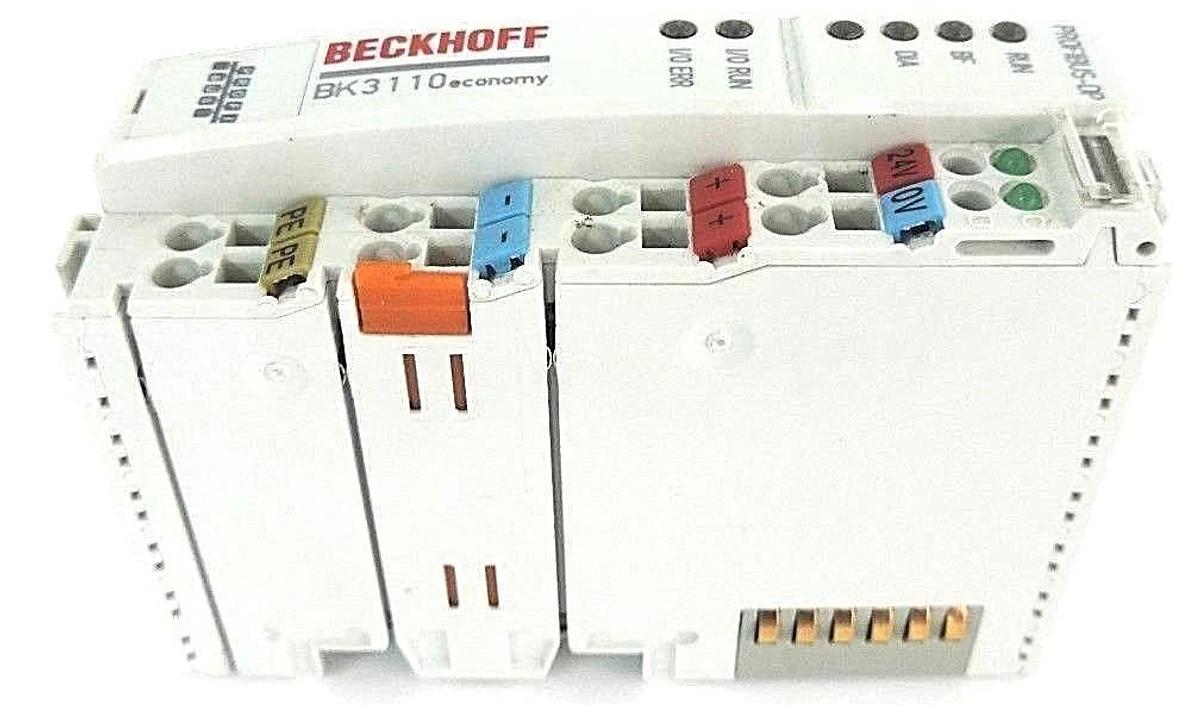 Used BECKHOFF BK3110 PROFIBUS COUPLER 24VDC