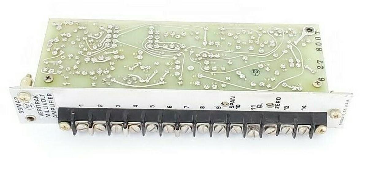 Used WESTINGHOUSE 55MA2 VERITRAK MILLIVOLT AMPLIFIER