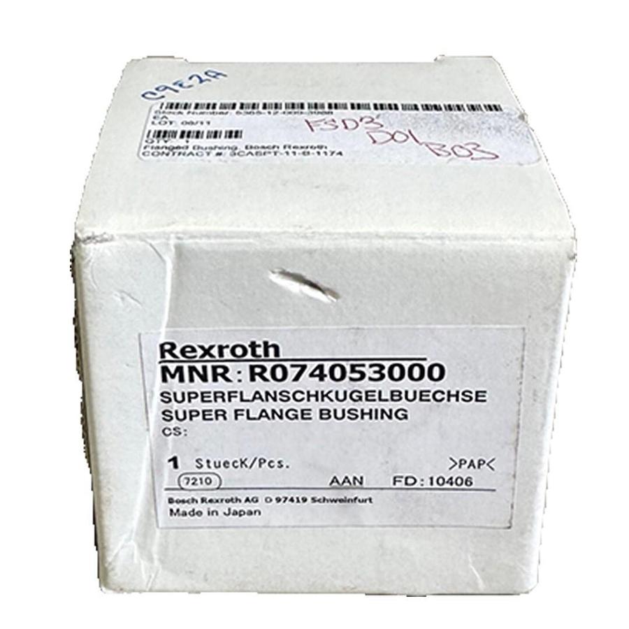 Used NEW BOSCH REXROTH R074053000 LINEAR SUPER FLANGE BUSHING 30mm DIAMETER
