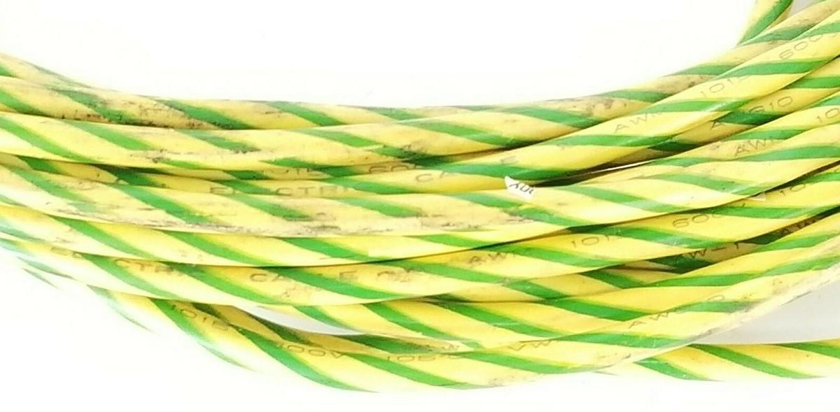 Used OKI ELECTRIC CABLE, AWM 1015, 600V, 105 DEG. C, VW-1 ,AWG10, 55-9, NTM 12-10