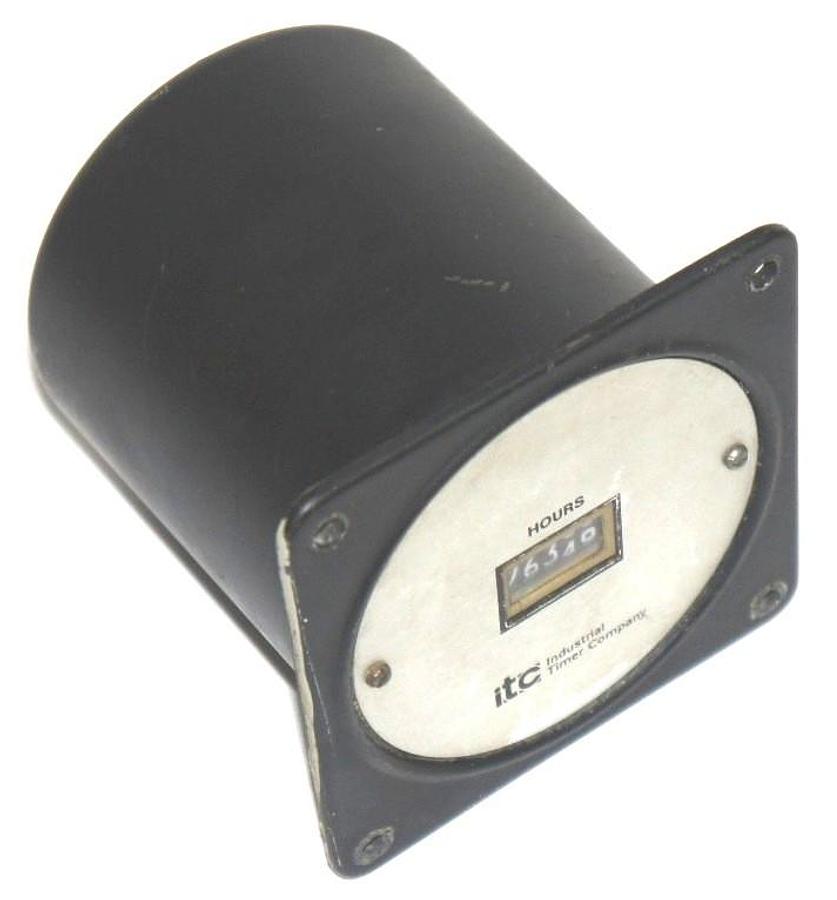 Used INDUSTRIAL TIMER COMPANY C-25A ELAPSED TIME INDICATOR 120 V, 60 HZ, C25A