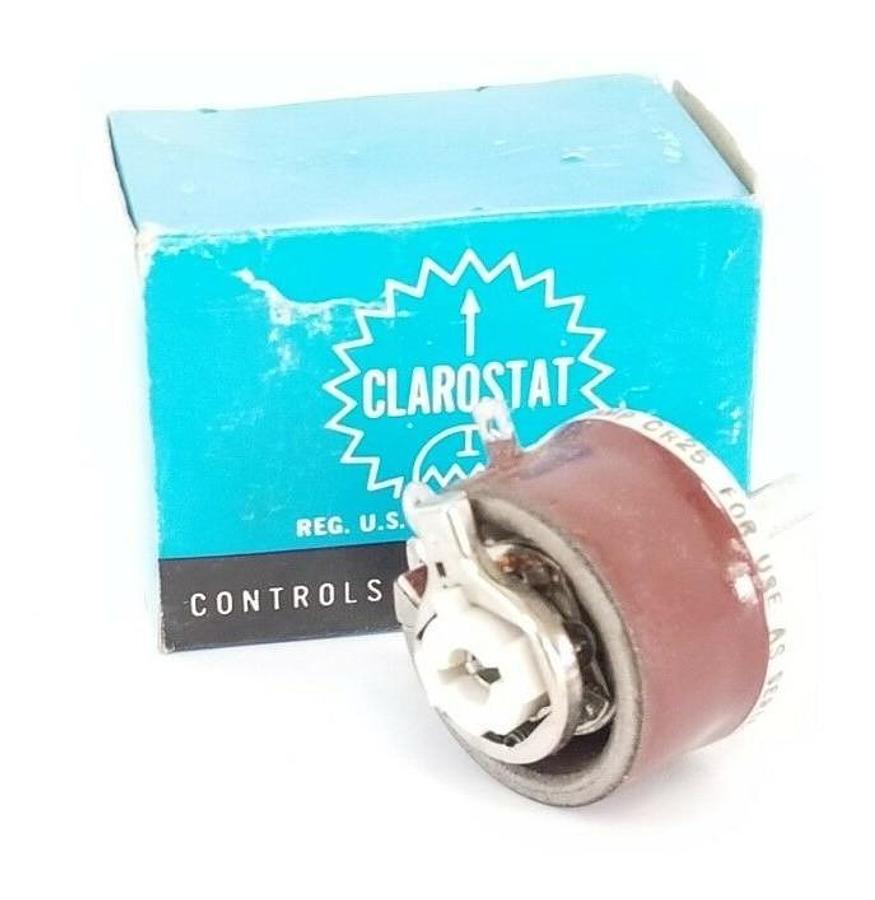 NIB CLAROSTAT CR25 RESISTOR 2.5AMP 1KOHMW THRUHOLE MOUNT 25W