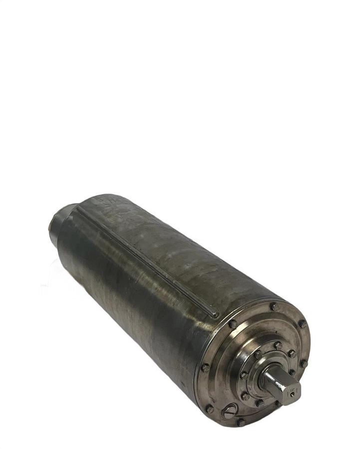 Used Van Der Graaf TM160A30-42NB RH Drum Motor | 480V 3PH 6.5" Dia Stainless Conveyor