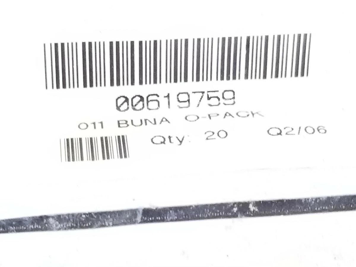 Used LOT OF 200 NEW MOTION INDUSTRIES 00619759 011 BUNA O-PACK O-RINGS