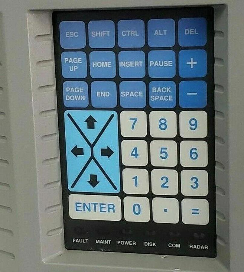 Used XYCOM VITEC MODEL 9450 OPERATOR PANEL 9450-0622514010001 14HC4AAZ 02-0278 6252SS