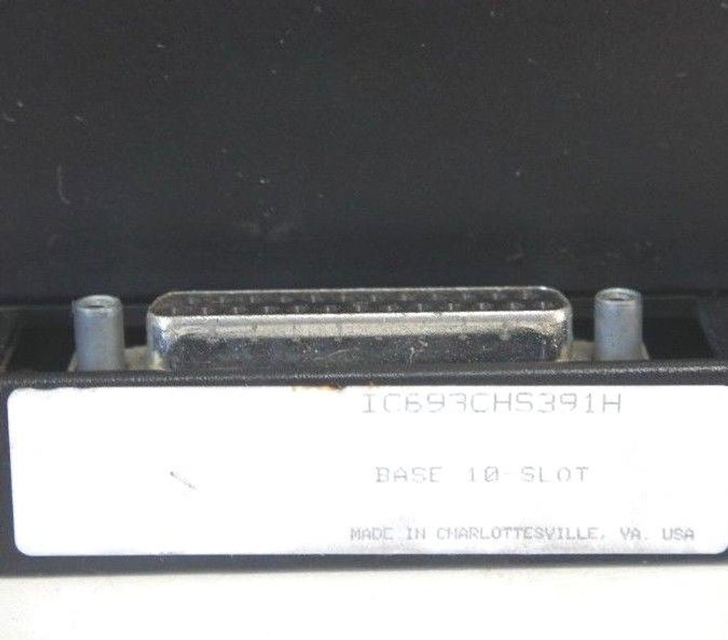 Used GE FANUC IC693CHS391H 10 SLOT RACK W/ IC693PWR321R IC693ACC310A IC693CMM311J