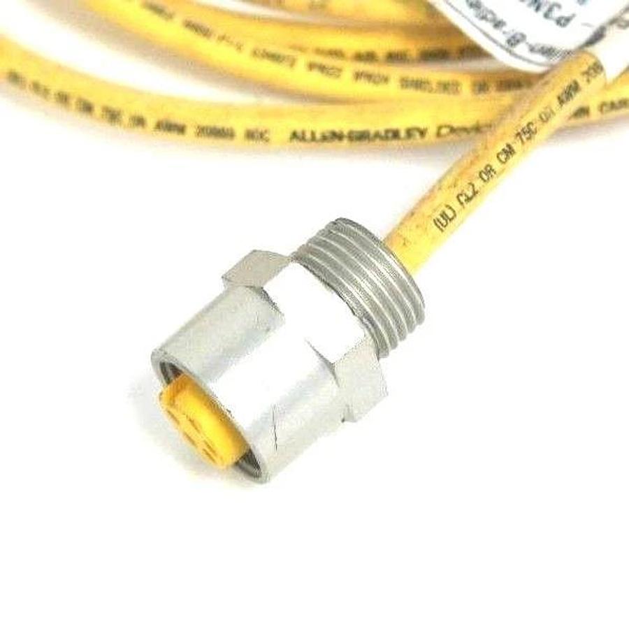 Used LOT OF 2 ALLEN BRADLEY 1485F-P3N5-C RECEPTACLE CORDSETS 3M, 5 PIN, FEMALE