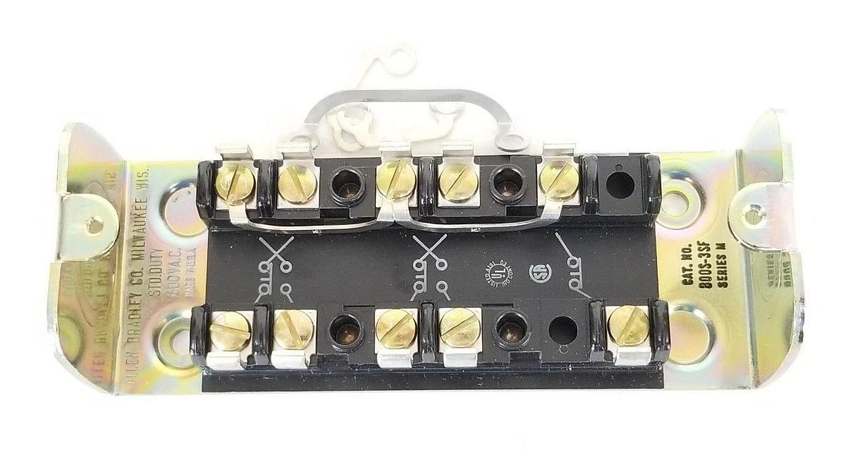 NEW ALLEN-BRADLEY 800S-3SF PUSHBUTTON STATION SER. M, 800S3SF *INCOMPLETE*