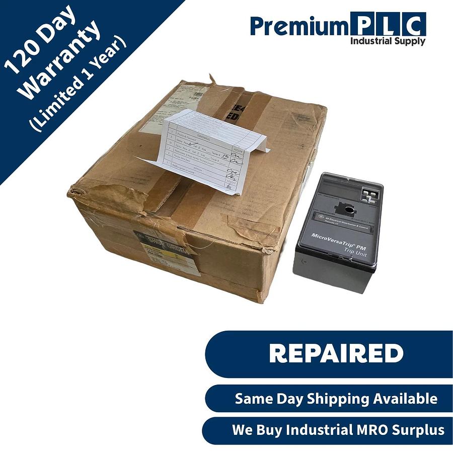 Refurbished REP. GENERAL ELECTRIC GE A208LSIGMR MicroVersaTrip PM TRIP UNIT CT=800A A208LSIG