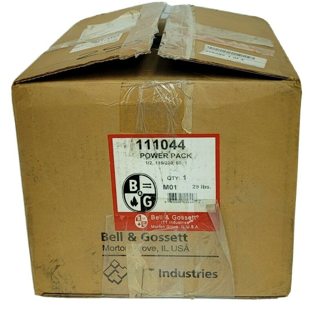 Used NIB BELL & GOSSETT 111044 POWER PACK 1/2, 115/230, 60, 1 ALTERNATING MOTOR