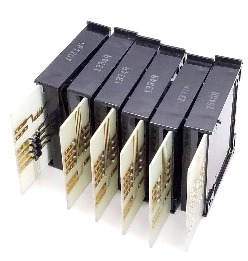Used LOT OF 6 OMRON LRT207 COUNTER MODULES