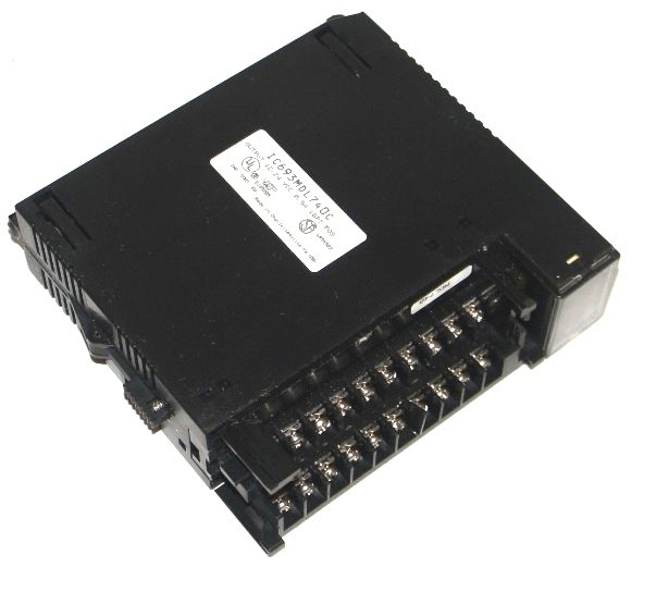 Used GE FANUC IC693MDL740C OUTPUT MODULE 12-24 VDC, 0.5 A, 16 PT, MISSING DOOR