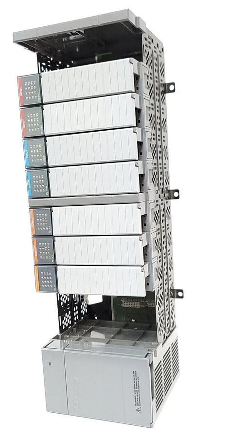 Used ALLEN BRADLEY SLC 500 RACK 1746-P2 SER. C 1746-IA16 SER. C 1746-OW16 SER. C