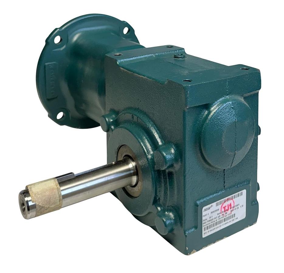 Used DODGE 202A25R56 TIGEAR-2 REDUCER-EXT O/P SHAFT 25:1 RATIO 1.14HP MAX RIGHT NSMP