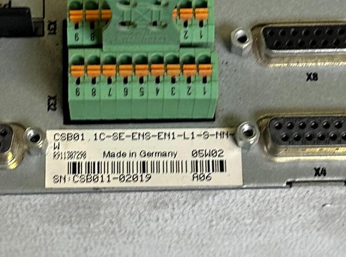 Used REXROTH CSB01.1C-SE-ENS-EN1-L1-S-NN-FW IndraDrive M HMS01.1N-W0070-A-07-NNNN